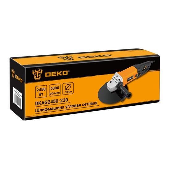 Угловая шлифмашина Deko DKAG2450-230