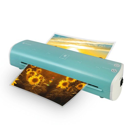 Ламинатор Гелеос ЛМ A4 Модерн (голубой/белый)