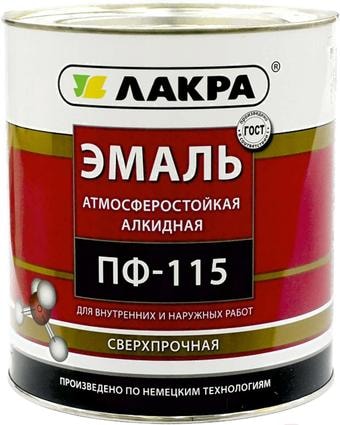 Эмаль Лакра ПФ-115 2 кг (голубой)