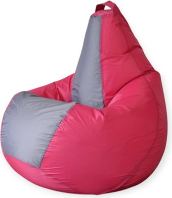 Кресло-мешок Mio Tesoro Груша Kombo XXL GF-130x85-FS (фуксия/серый)