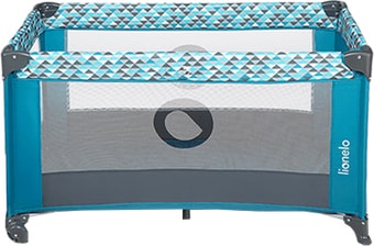 Игровой манеж Lionelo Stefi (зеленый/бирюзовый)