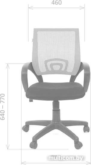 Кресло Divan Chairman 696 black TW-01 (черный)