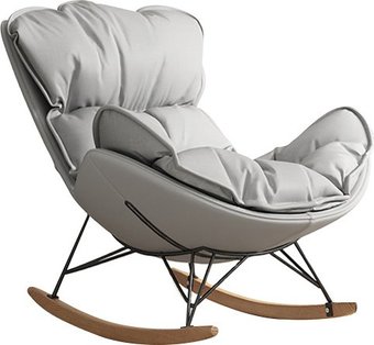 Кресло-качалка Mio Tesoro Монга (светло-серый)