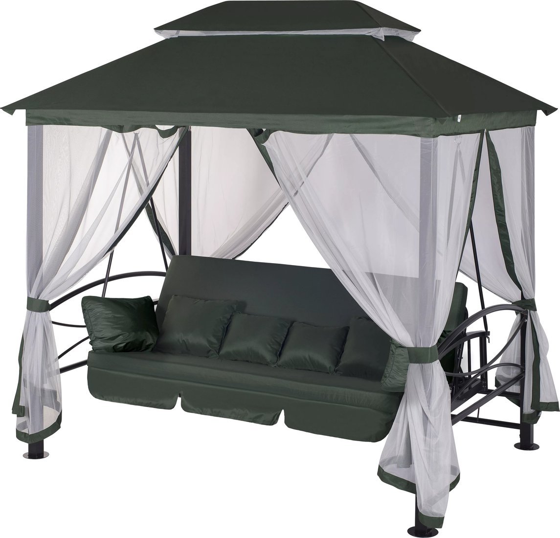 Садовые качели Удачная мебель Пальмира A31BL.T01 (зеленый)