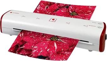 Ламинатор Гелеос ЛМ A4 Модерн (белый/красный)