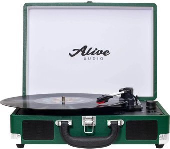 Виниловый проигрыватель Alive Audio Glam Pine
