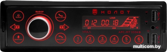 USB-магнитола Урал Молот АРС-МТ 333К