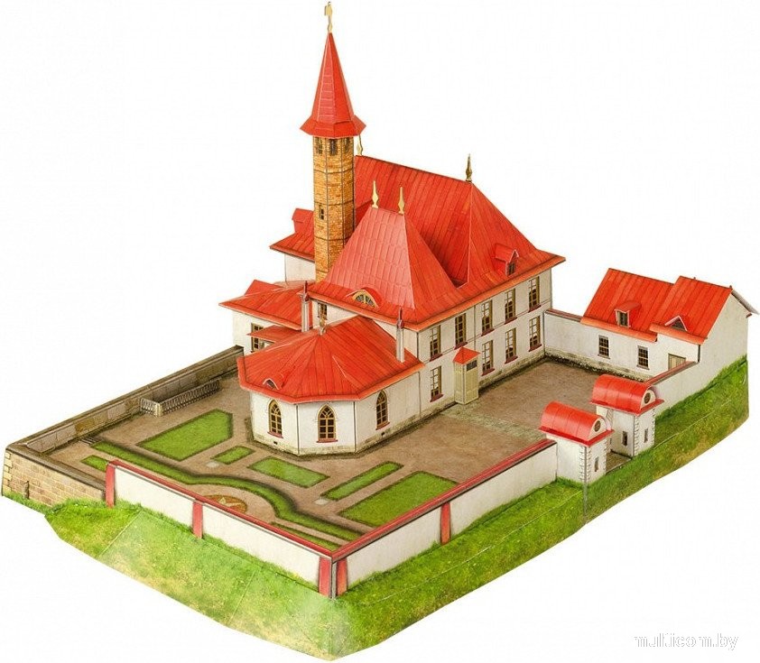 Сборная модель Умная Бумага Приоратский дворец, Гатчина 4627081553513