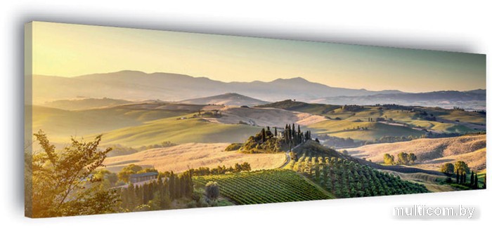 Картина Stamprint Зеленый пейзаж NR014 (45x140)