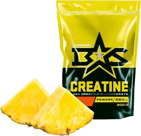 Моногидрат креатина Binasport Creatine (200г, ананас)