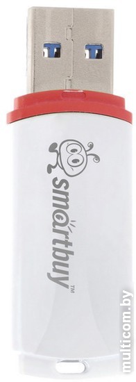 USB Flash Smart Buy Crown 8Gb White (SB8GBCRW-W)