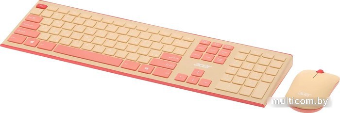 Офисный набор Acer OCC205 (бежевый/розовый)