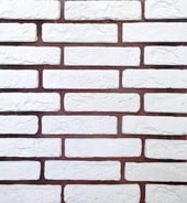 Декоративный камень Polinka Кирпич прованс 0700 (белый)