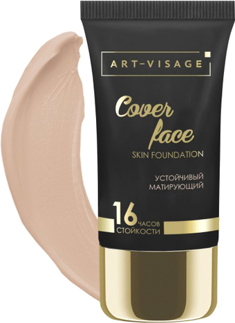 Тональный крем Art-Visage Cover Face тон 202 светло-бежевый 25 мл