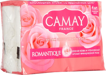 Camay Набор мыла Романтик (4x75 г)