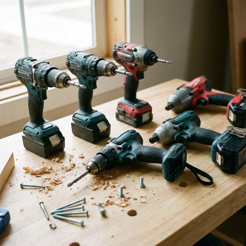 Дрели, шуруповерты, гайковерты