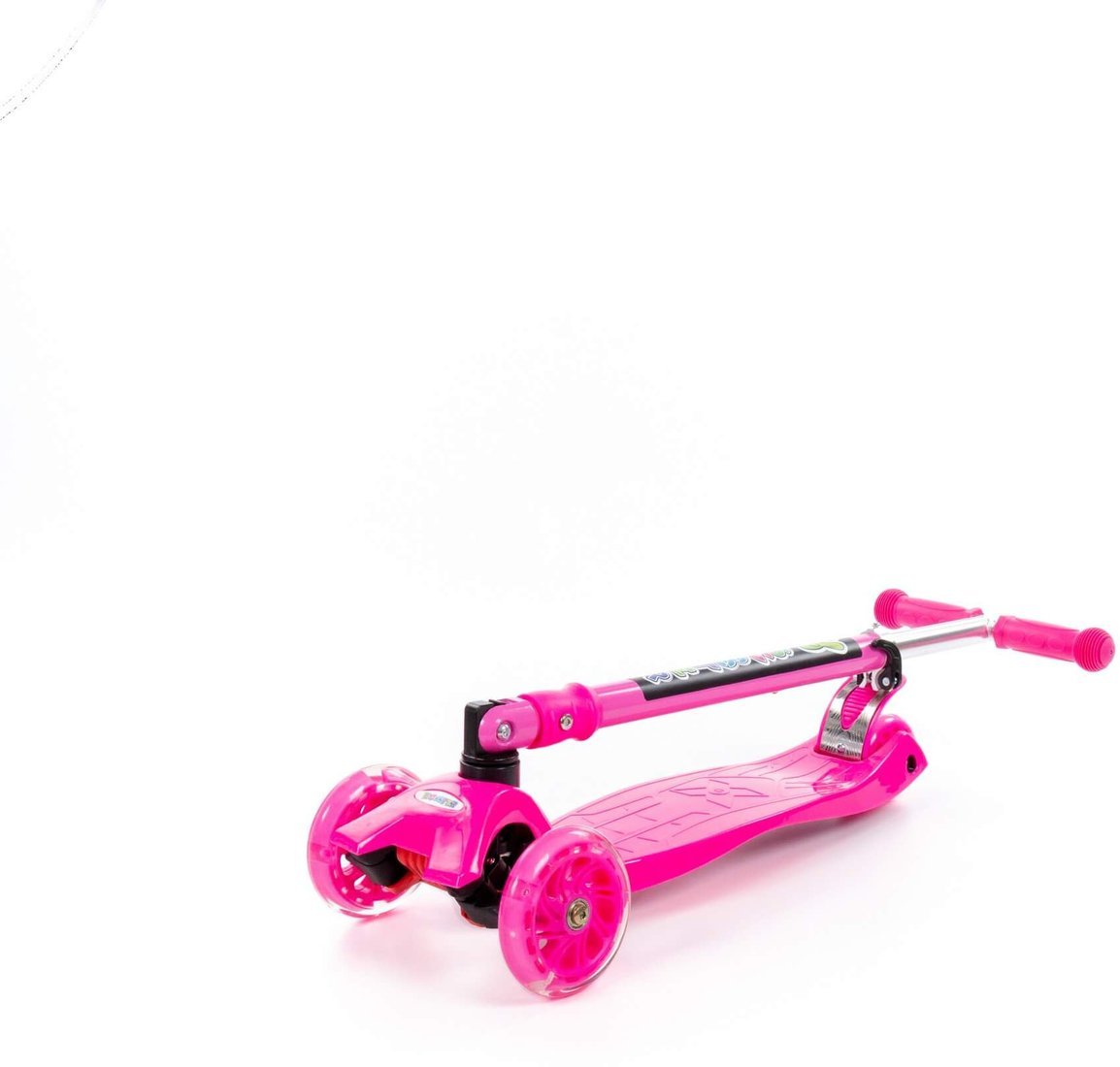 Двухколесный детский самокат Полесье Со складной ручкой 0072C-V1(М) (малиновый)