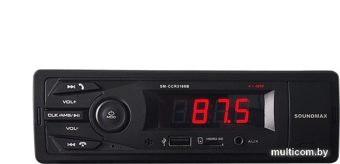 USB-магнитола Soundmax SM-CCR3169B