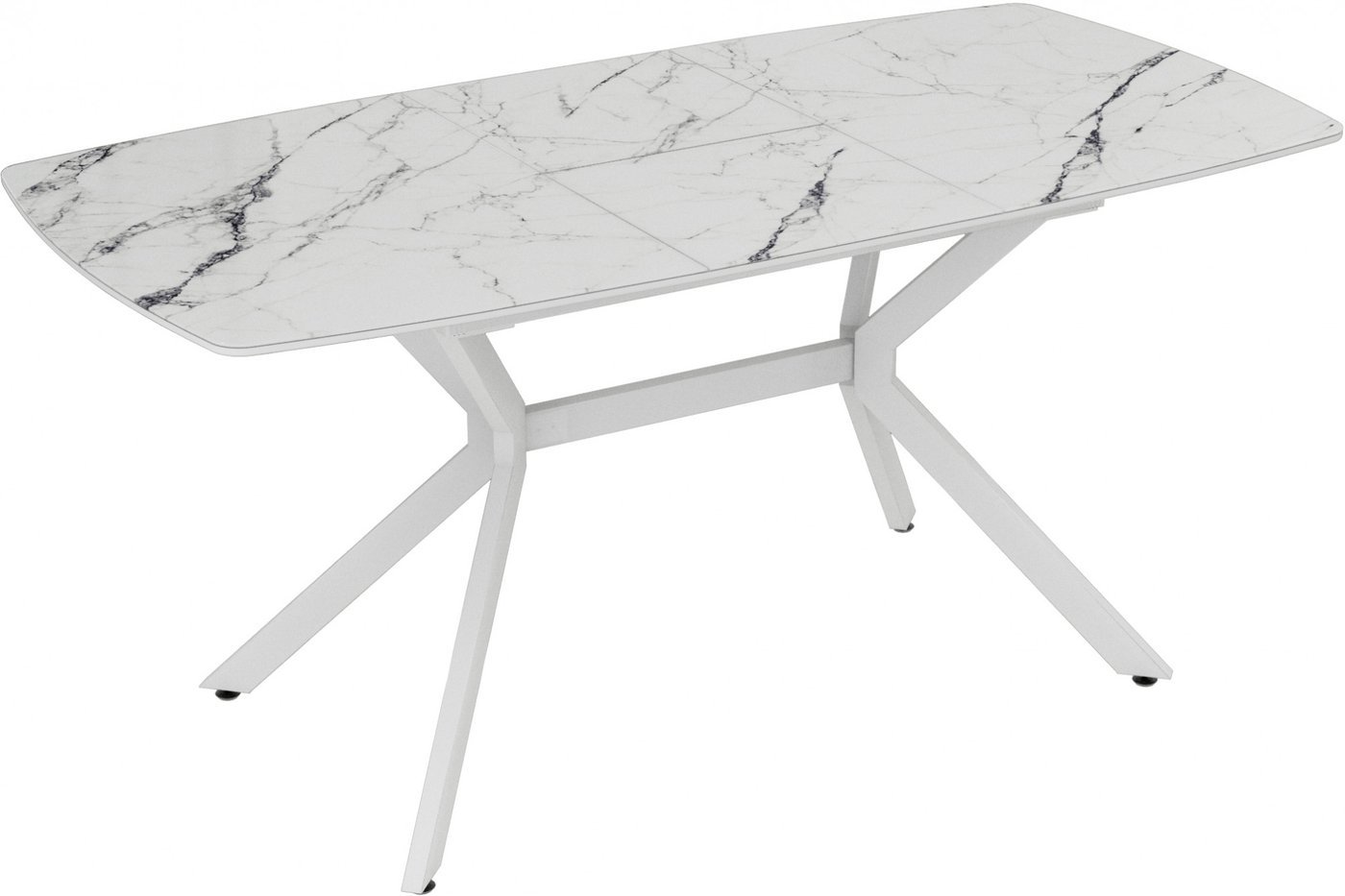 Кухонный стол ВВР Джерси (белый мрамор)