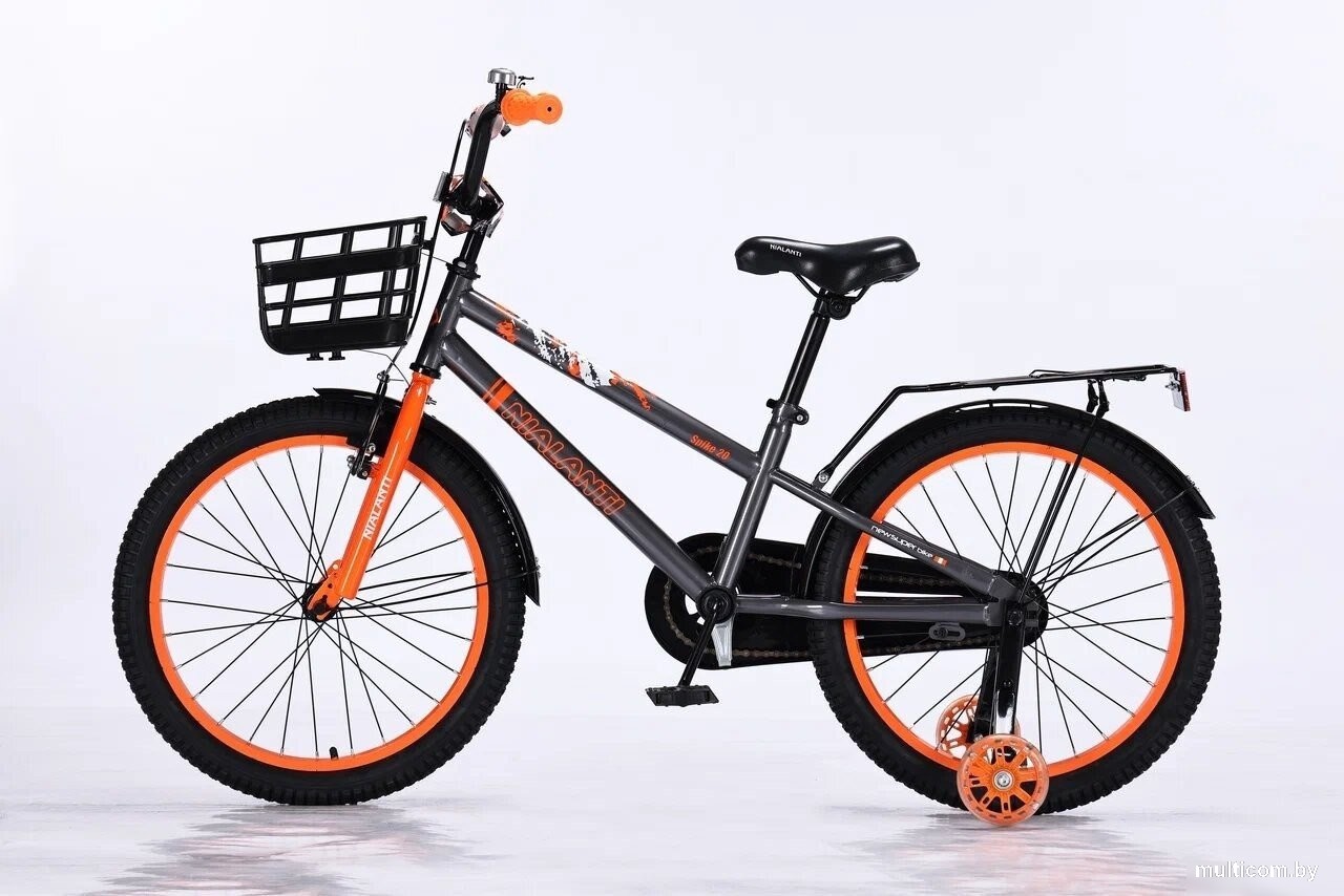 Детский велосипед Nialanti Spike 20 2025 (серый/оранжевый, разобранный)