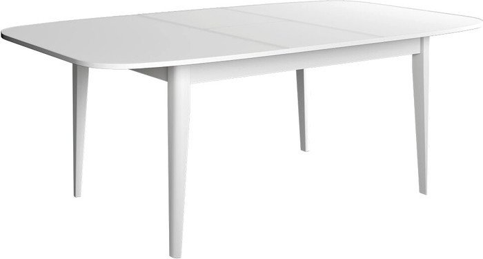 Кухонный стол Васанти плюс Партнер ПС-26 110-150x70 М (белый матовый/белый)