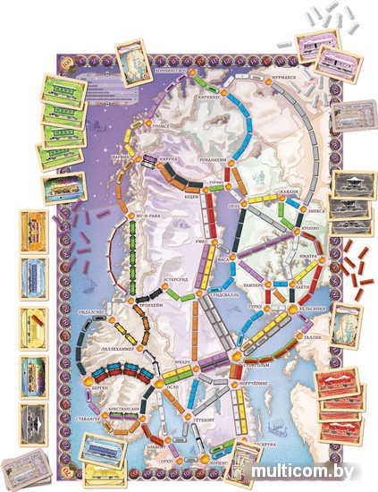 Настольная игра Мир Хобби Ticket To Ride: Северные страны