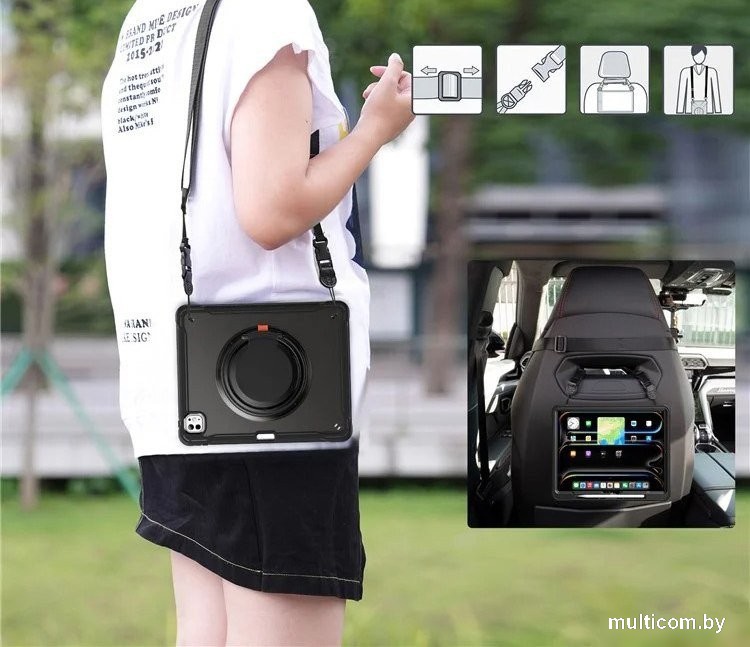 Чехол для планшета G-Case iPad Air 13 2024 6602007235B (черный)