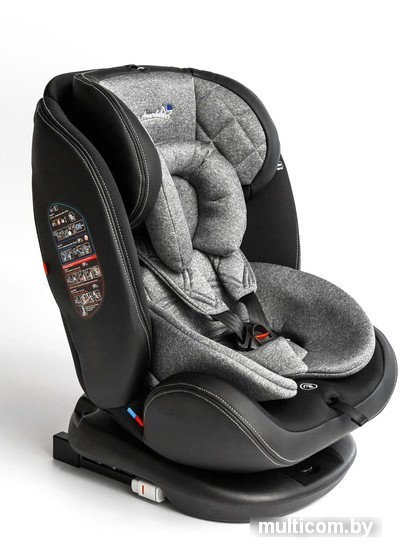 Детское автокресло Amarobaby Isofix ST-3 (серый)