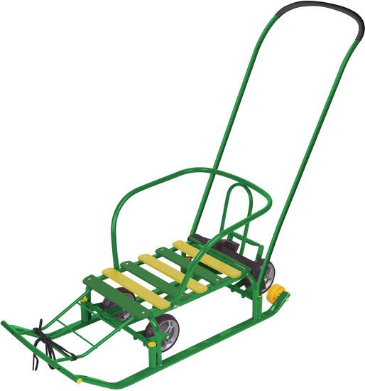 Санки-коляска Nika Тимка 5 универсал (зеленый)