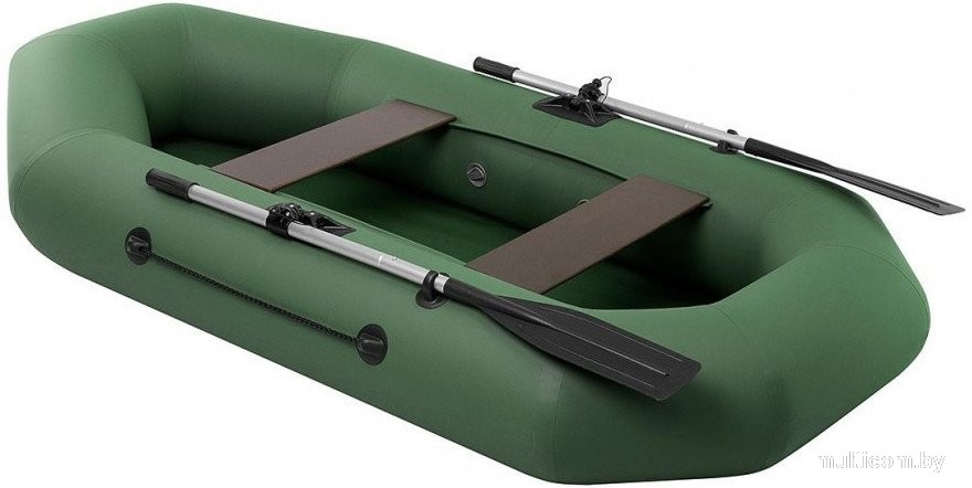 Гребная лодка Тонар Шкипер 240 (зеленый)