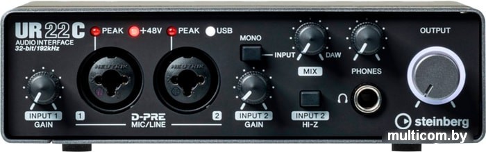 Аудиоинтерфейс Steinberg UR22C