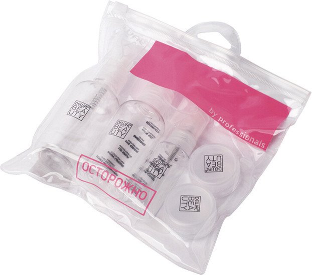 Набор флаконов для косметики Dewal Beauty DBTS5S