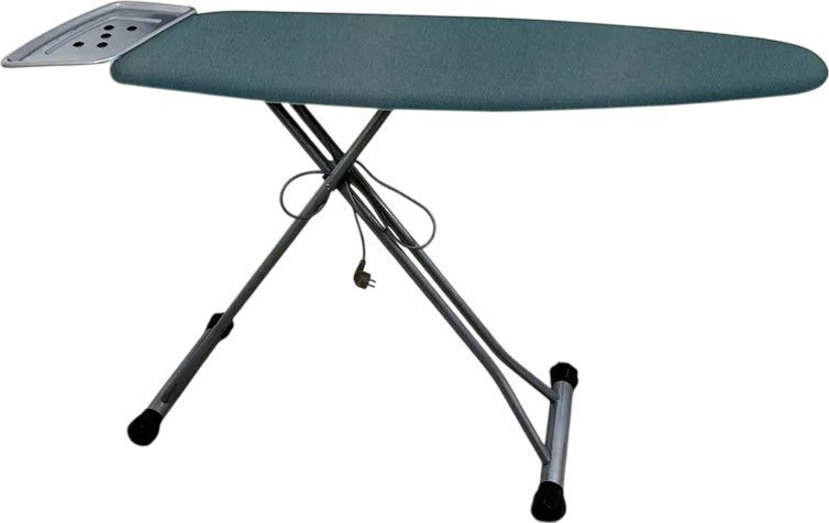 Чехол для гладильной доски Comfort Alumin С подложкой 130x50см (лен/сине-серый)