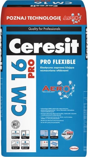 Клей для плитки Ceresit CM 16 Pro (20 кг)