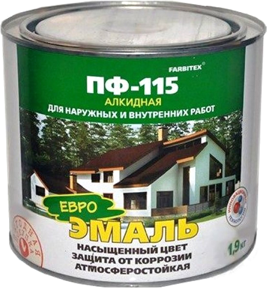 Эмаль Farbitex ПФ-115 1.9кг (синий) [Ф3459370]