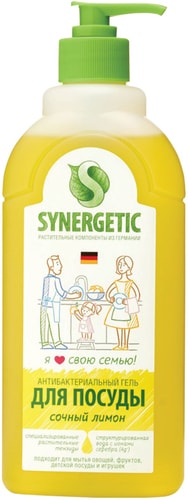 Средство для мытья посуды Synergetic Лемон 1 л