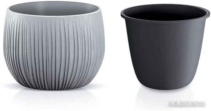 Кашпо Prosperplast Flower Pot DKB150-422U (серый)