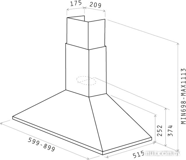 Elica Tamaya Rail ANBR/A/60 (PRF0057590)
