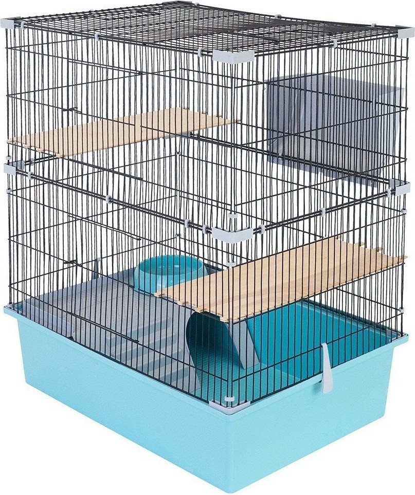 Клетка Дарэленд Craft 60 Шиншилла-2 43062бирюз-черн