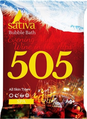 Sativa Пена для ванны №505 Вечерний глинтвейн в Альпах 15 г