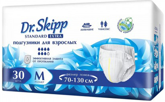 Подгузники для взрослых Dr.Skipp Standard Extra M (30 шт)