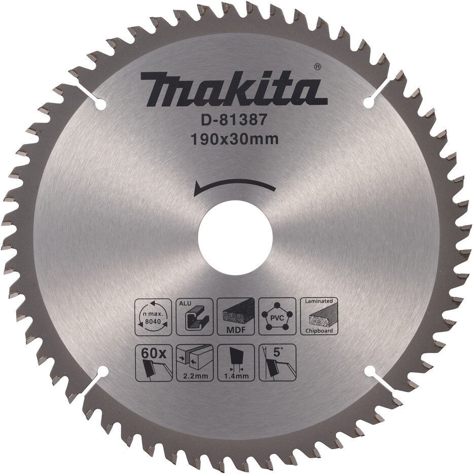 Пильный диск Makita D-81387