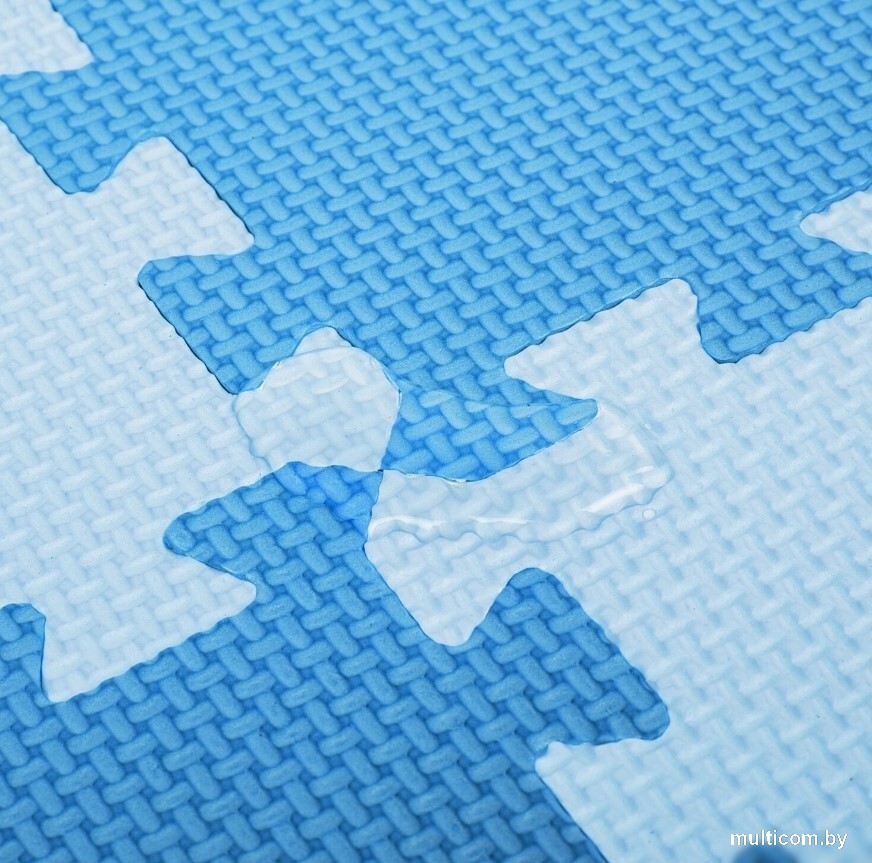 Коврик-пазл Юнландия 664662 (голубой)