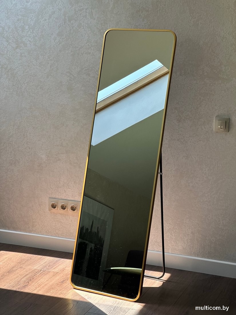 Зеркало eMZe Закругленные углы 45х150 DK0919.AUR (золото)