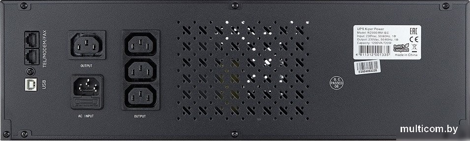 Источник бесперебойного питания Kiper R2000 RM IEC (2000VA/1200W)