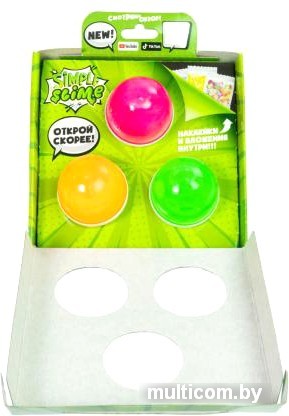 Набор слаймов Slime Simple Tropic S130-70 175 г