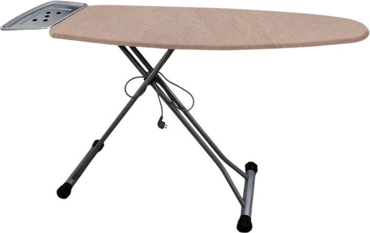 Чехол для гладильной доски Comfort Alumin С подложкой 130x50см (лен/пыльная роза)