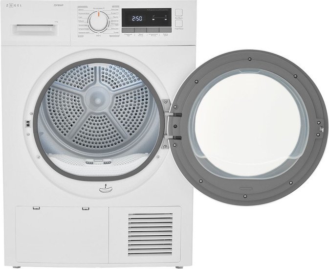 Сушильная машина ZUGEL ZDF80HP Heat Pump
