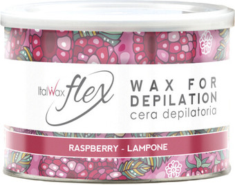 Воск ItalWax для депиляции Flex Малина в банке (400 г)