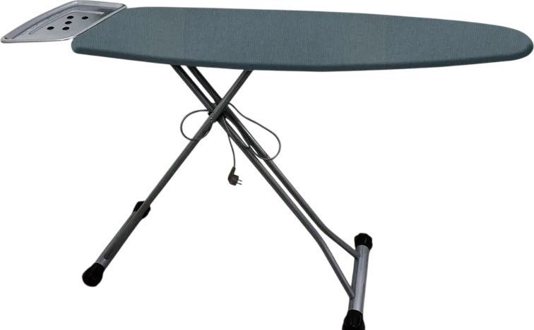 Чехол для гладильной доски Comfort Alumin С подложкой 130x50см (лен/серый базальт)